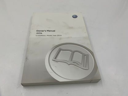 2016 Volkswagen Jetta Owners Manual Set with Case OEM D01B09010