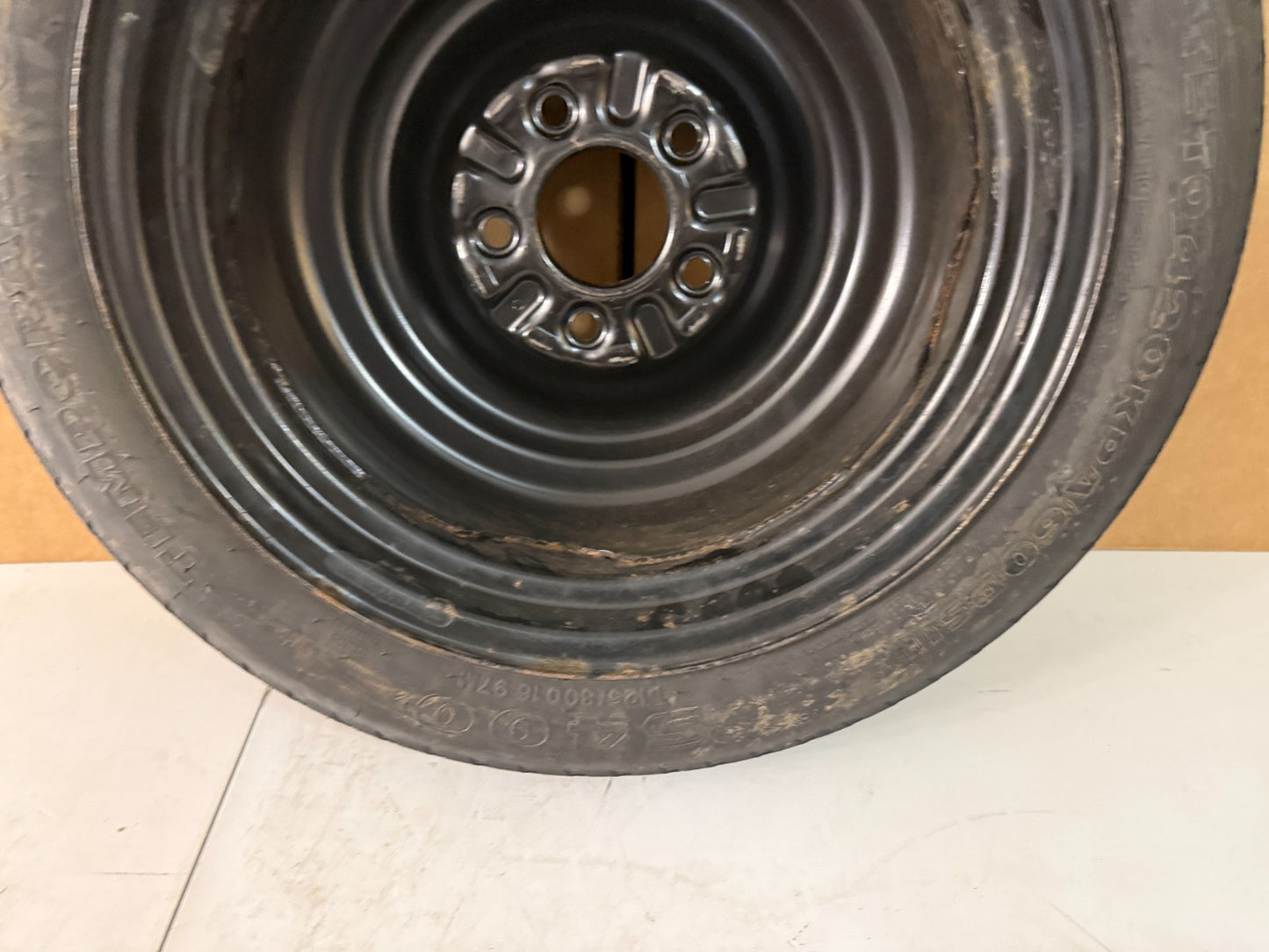 2006-2014 Hyundai Sonata 16" Spare Tire Wheel Compact Donut OEM T125/80D16