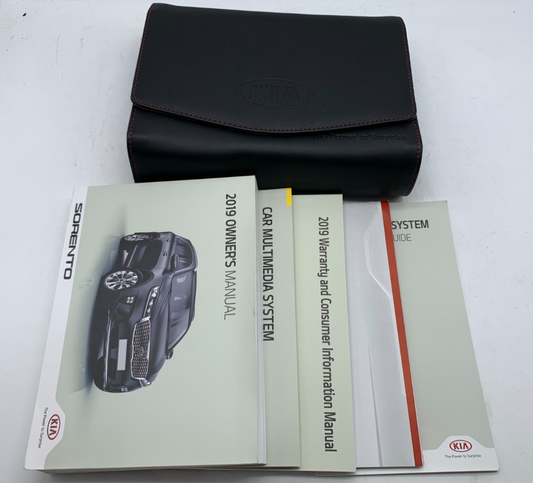 2019 Kia Sorento Owners Manual Set with Case OEM A04B01005