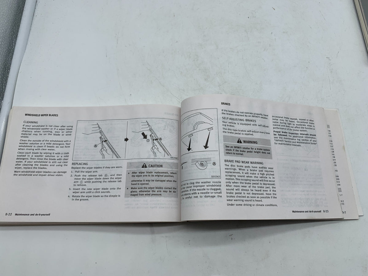 2015 Infiniti Q40 Q 40 Owners Manual Set OEM A01B01016
