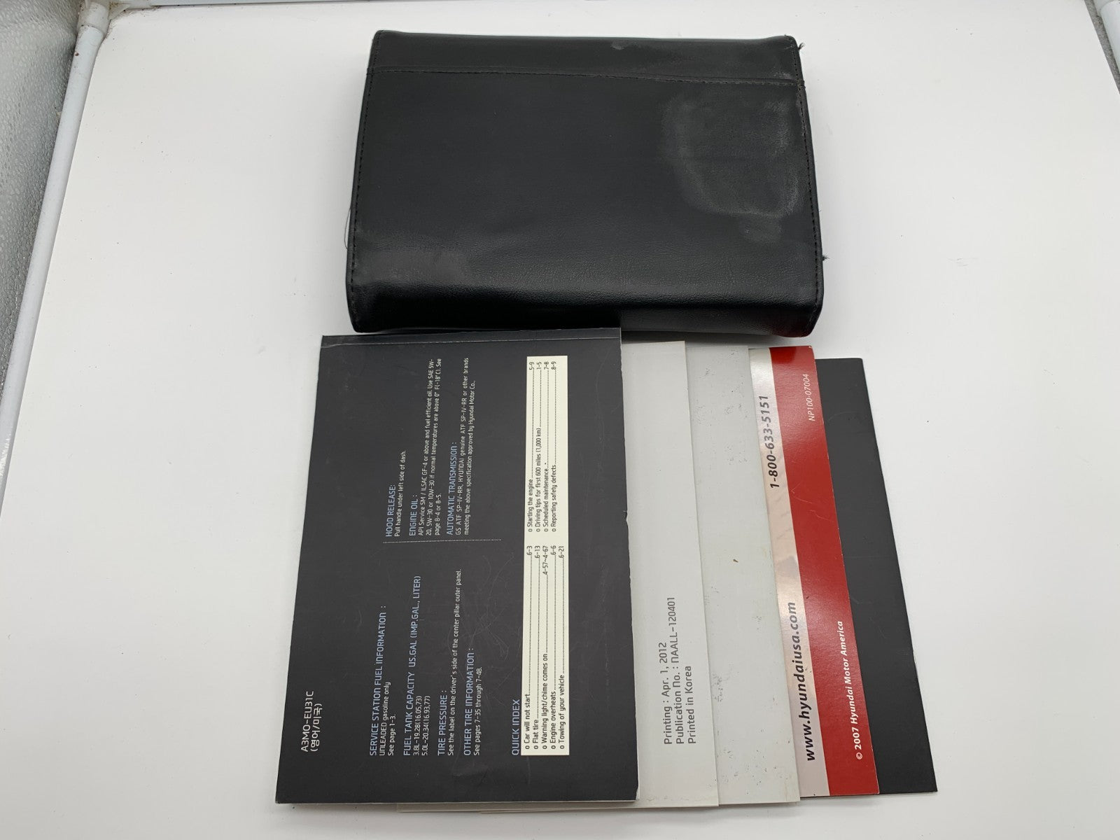 2013 Hyundai Genesis Owners Manual Set with Case OEM C03B44002