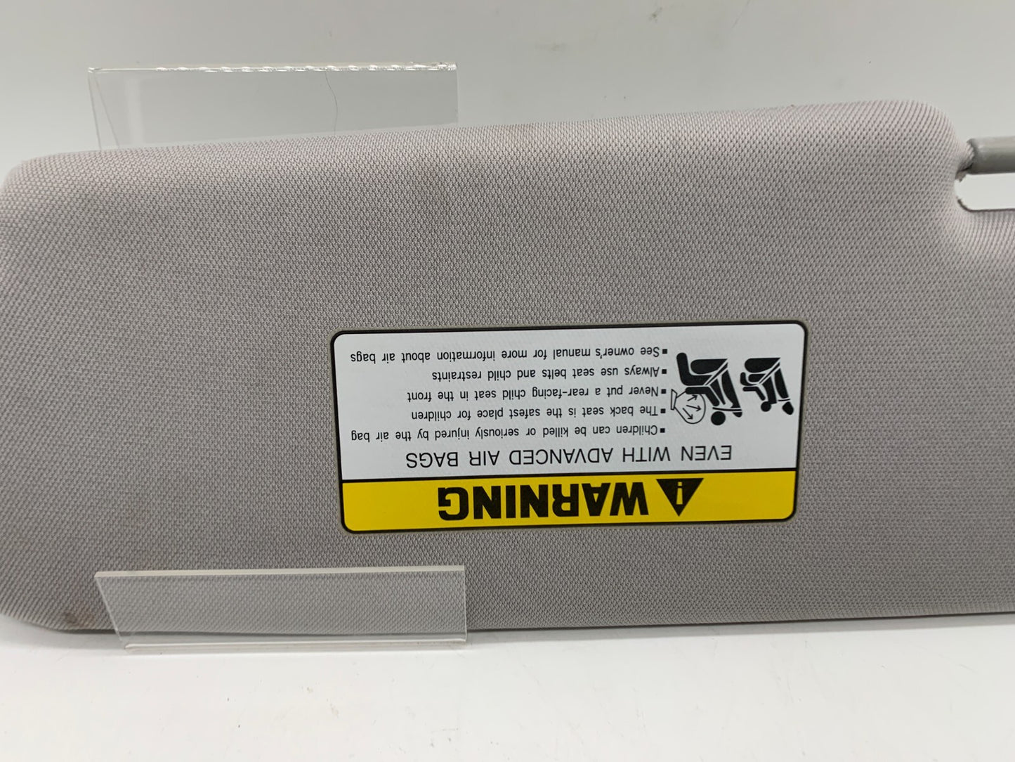 2011-2015 Hyundai Sonata Passenger Sun Visor Sunvisor Gray OEM E02B69007