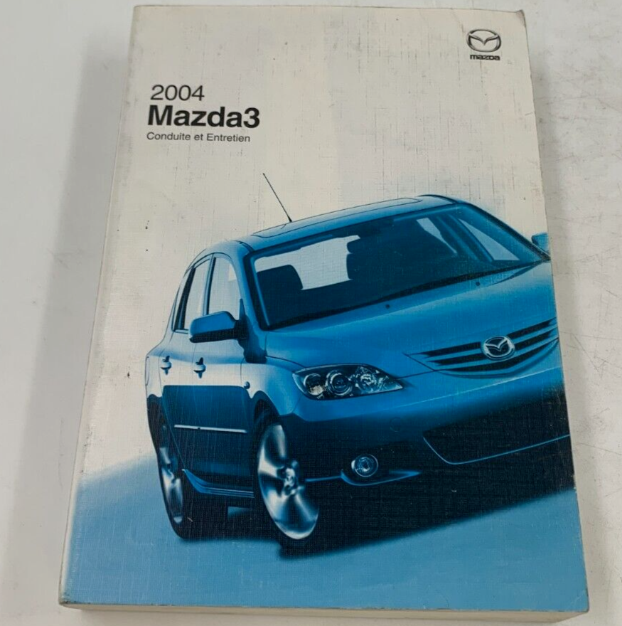 2004 Mazda 3 Owners Manual OEM E02B59005