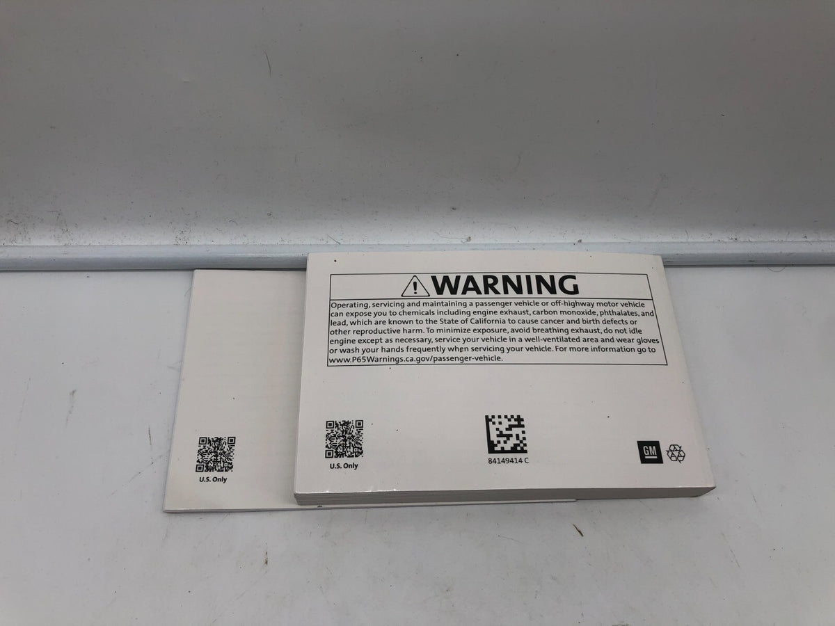 2019 Chevrolet Traverse Owners Manual Set OEM B03B63016
