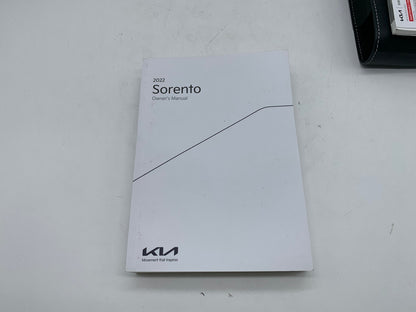 2022 Kia Sorento Owners Manual Set with Case OEM R01B13015