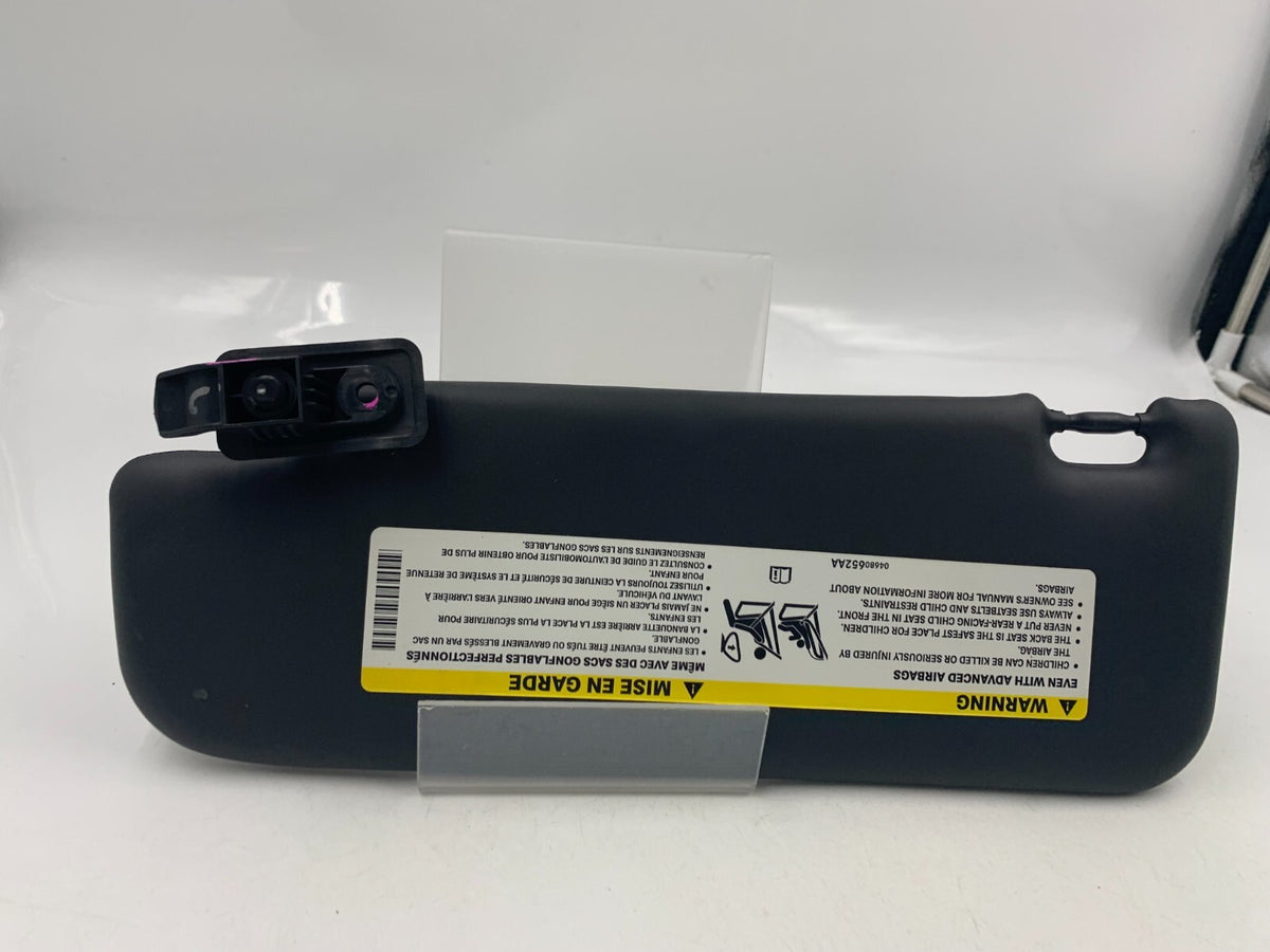 2012-2017 Fiat 500 Passenger Sun Visor Black OEM A04B53042