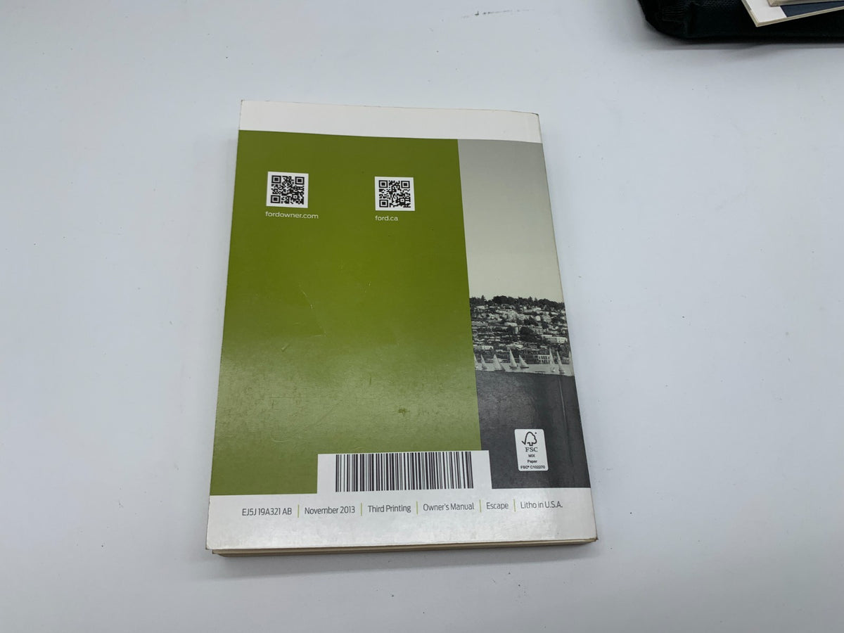 2014 Ford Escape Owners Manual Set with Case OEM B02B16010