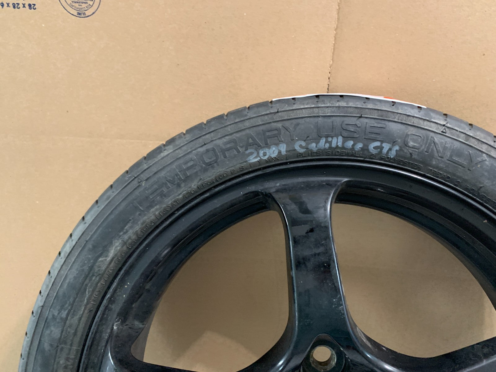 2008-2014 Cadillac CTS Spare Tire 18" Compact Emergency Spare T135/70R18