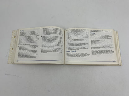 1999 Oldsmobile Cutlass Owners Manual OEM A04B56032