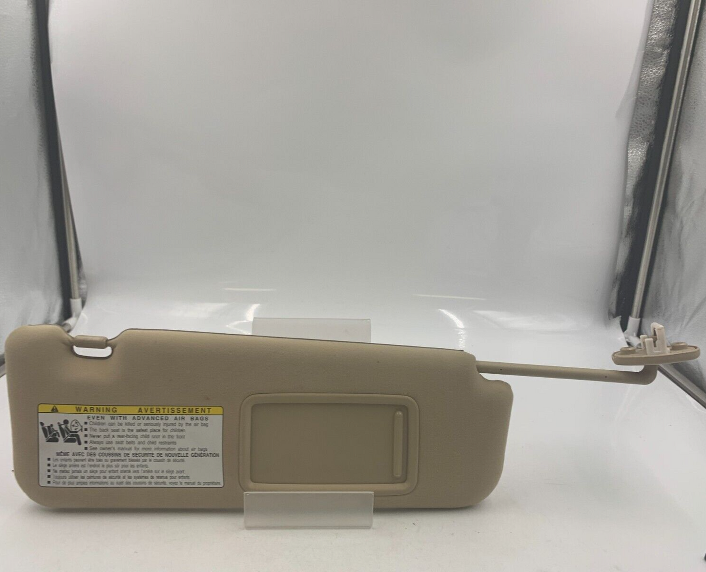 2007-2009 Lexus ES350 Passenger Sun Visor Tan OEM D02B33081