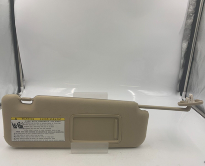 2007-2009 Lexus ES350 Passenger Sun Visor Tan OEM D02B33081