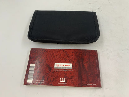 2009 Dodge Journey Owners Manual with Case OEM C03B36005