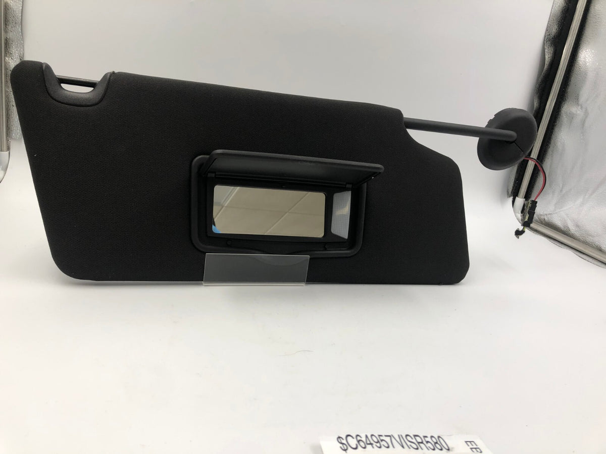 2011-2015 Ford Explorer Passenger Sun Visor Illuminated Black OEM C03B41028