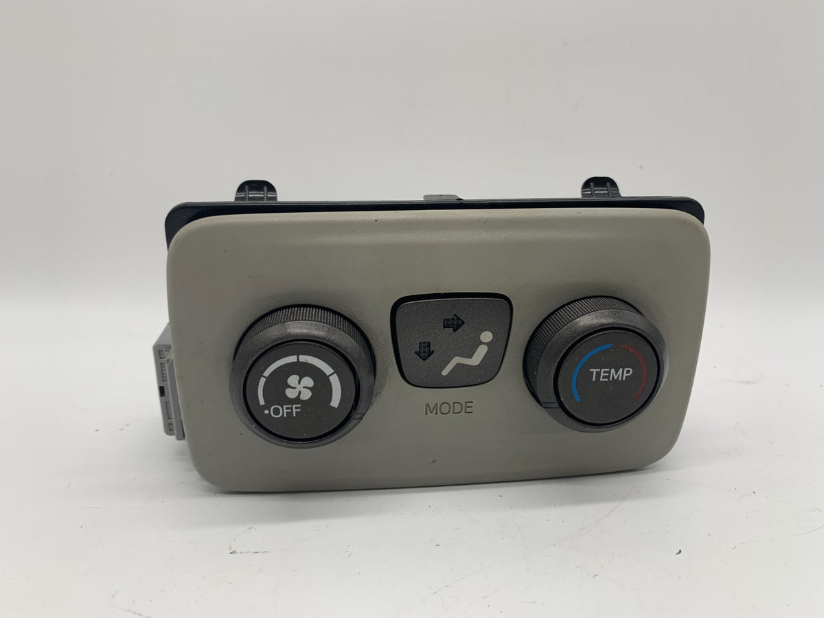 2011-2014 Toyota Sienna Rear Manual Climate Control AC Heater Roof Mount OEM