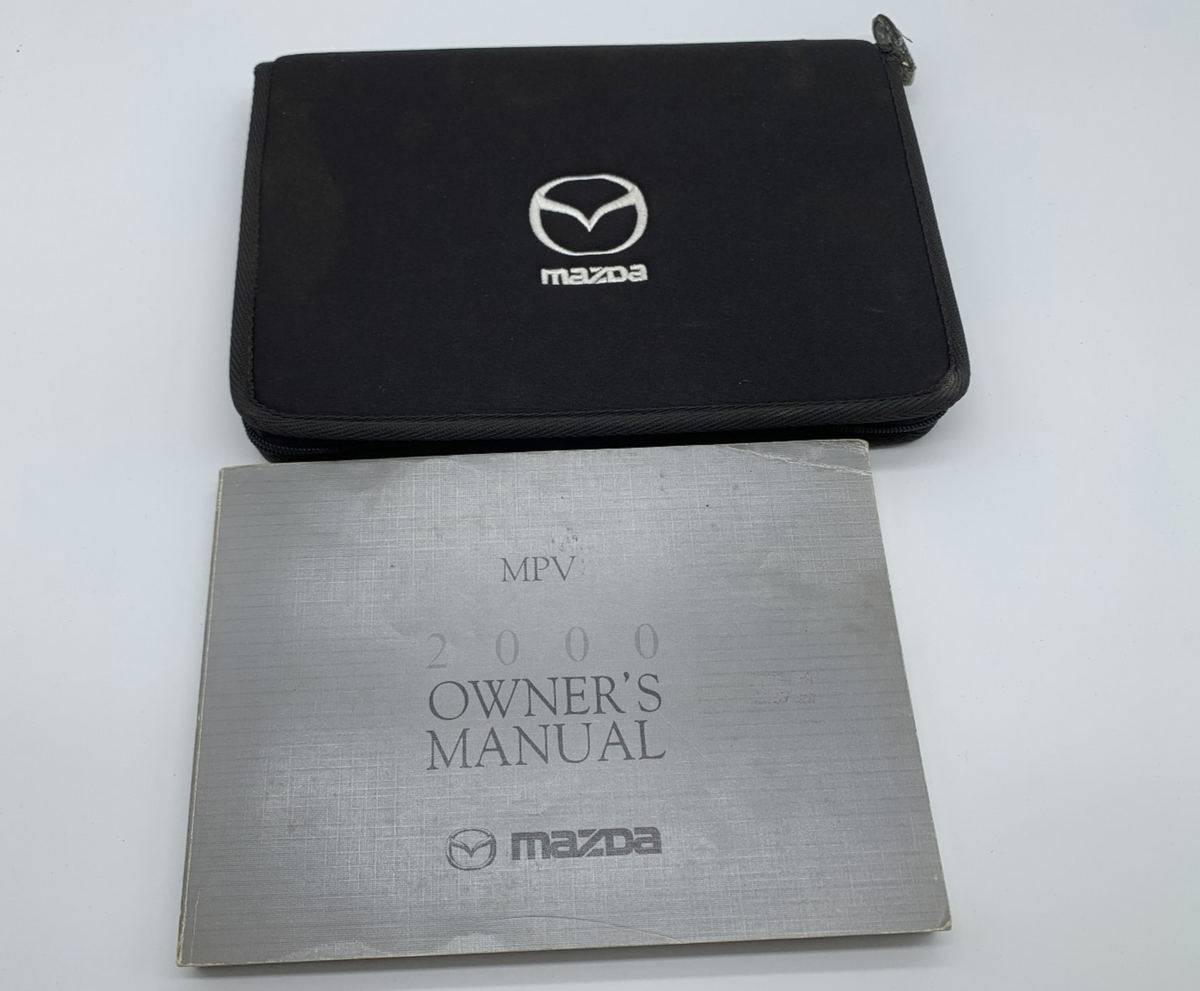 2000 Mazda MPV Owners Manual with Case OEM R01B02015