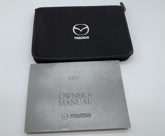 2000 Mazda MPV Owners Manual with Case OEM R01B02015