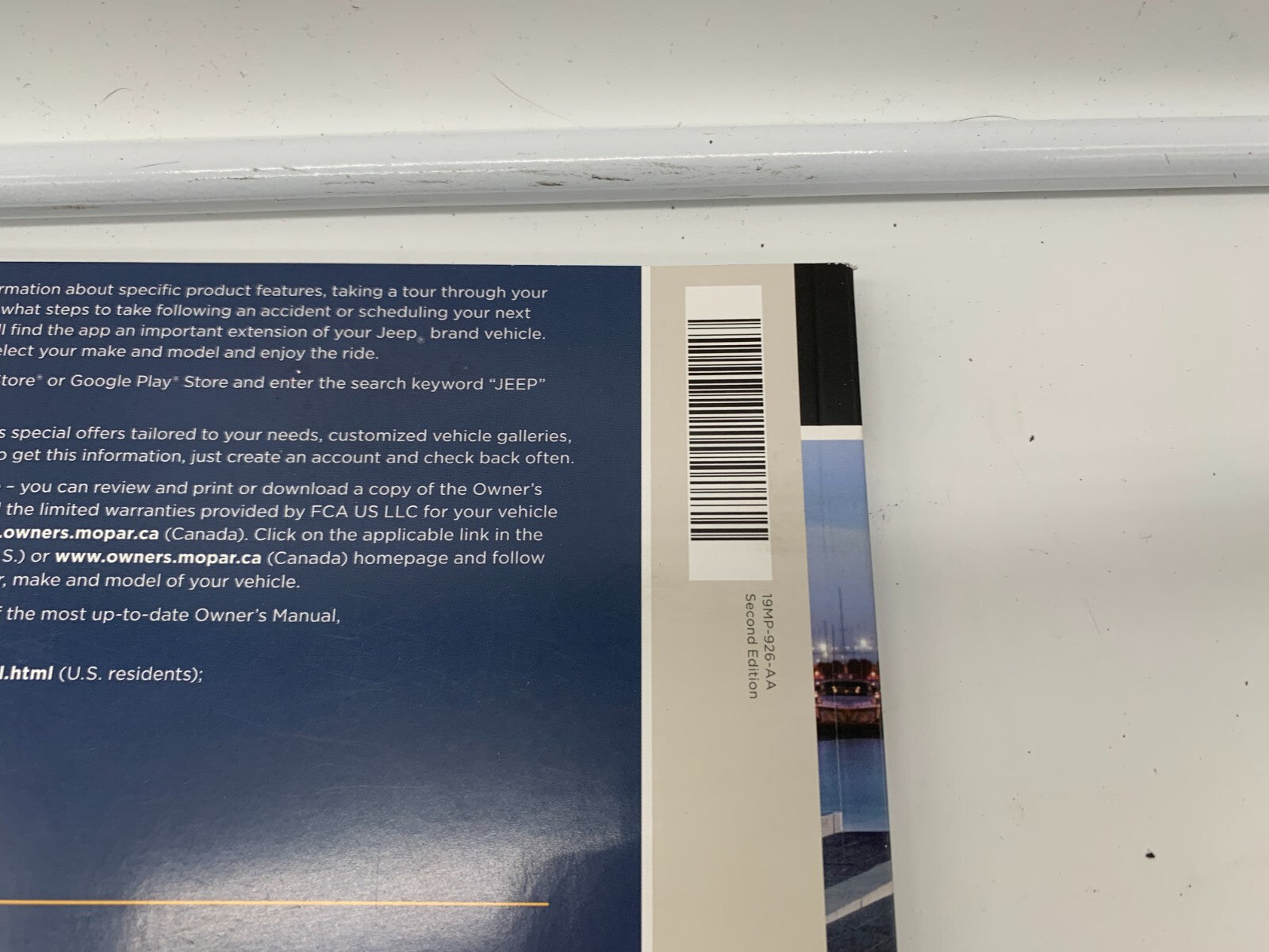 2019 Jeep Compass Owners Manual User Guide Set OEM B04B34018