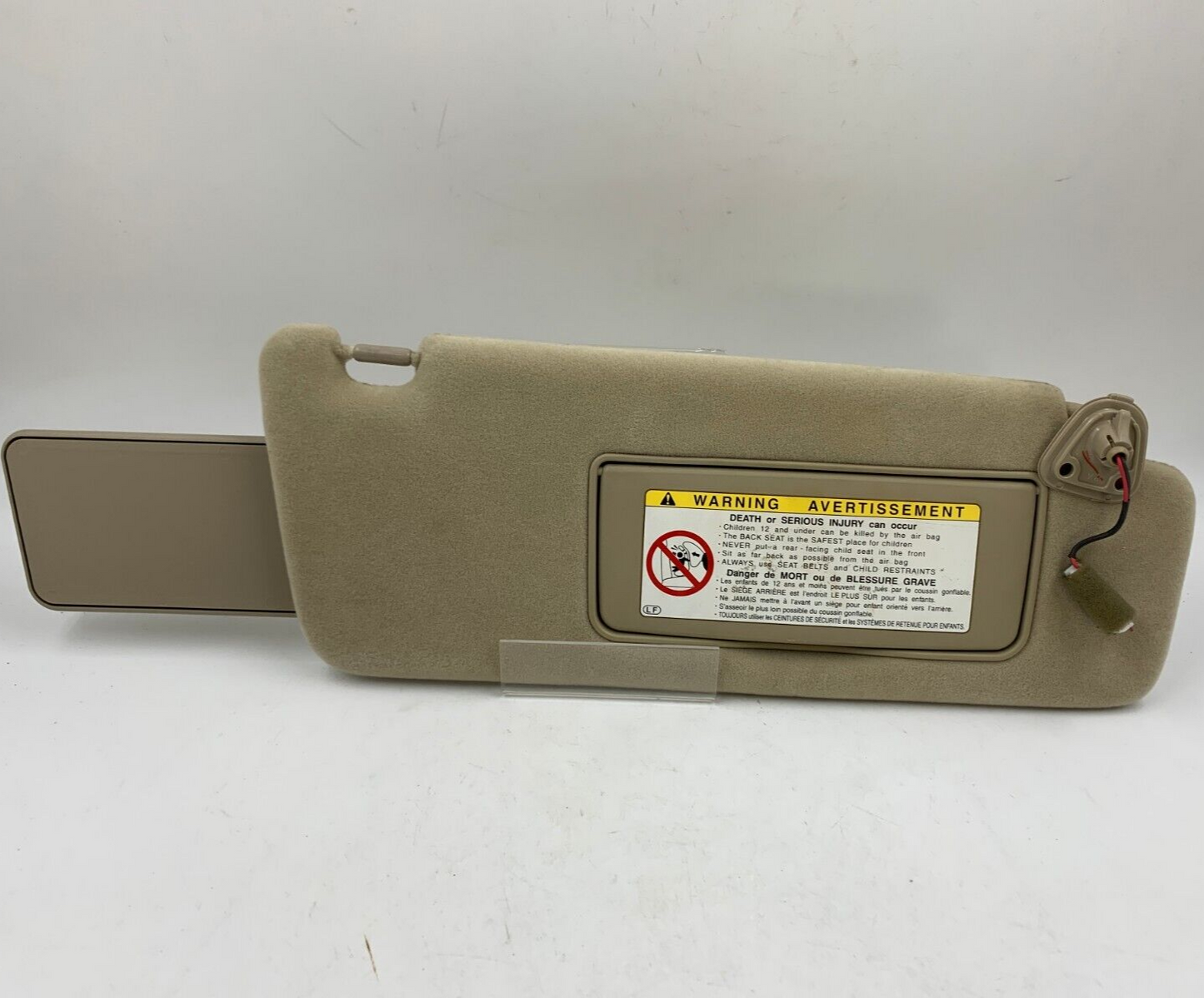 2001-2006 Lexus GS430 Passenger Sun Visor Beige Illuminated OEM D01B01015