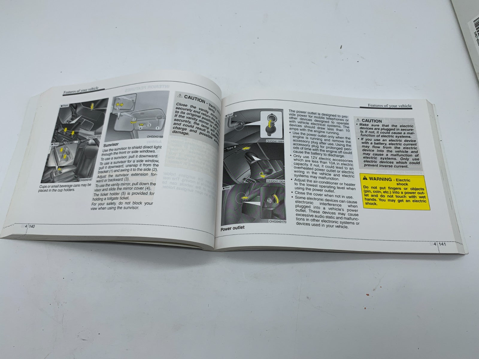 2015 Hyundai Azera Owners Manual Set with Case OEM