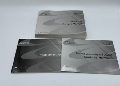 2020 Chevrolet Silverado 1500 Owners Manual Set OEM D02B15034