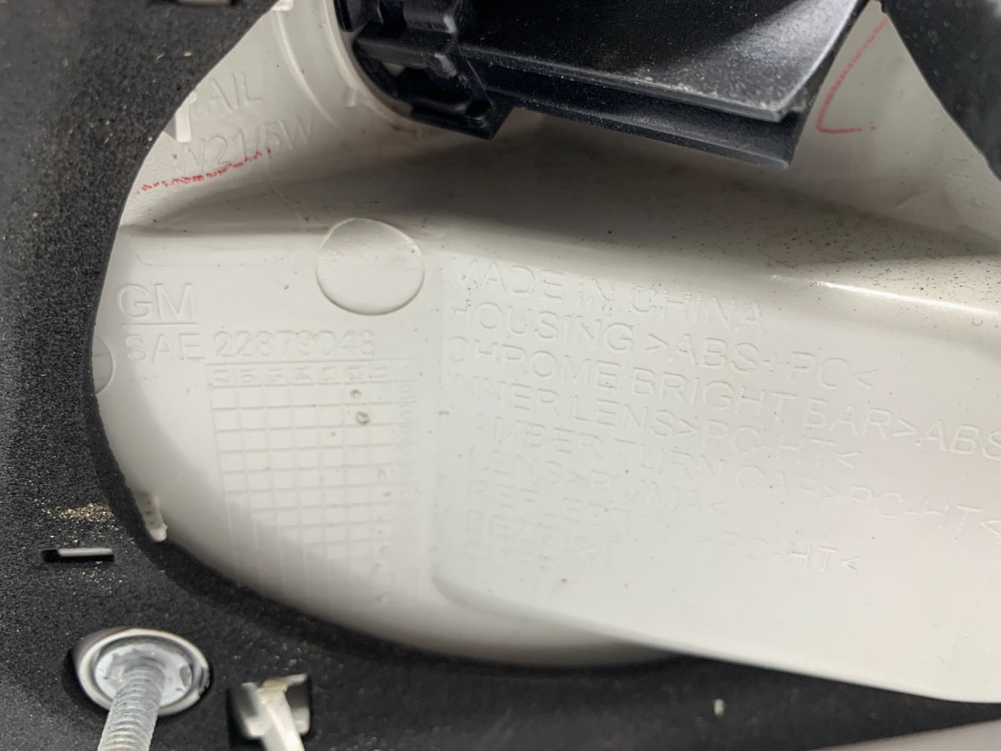 2013-2016 Buick Verano Driver Side Tail Light Taillight OEM B04B09001