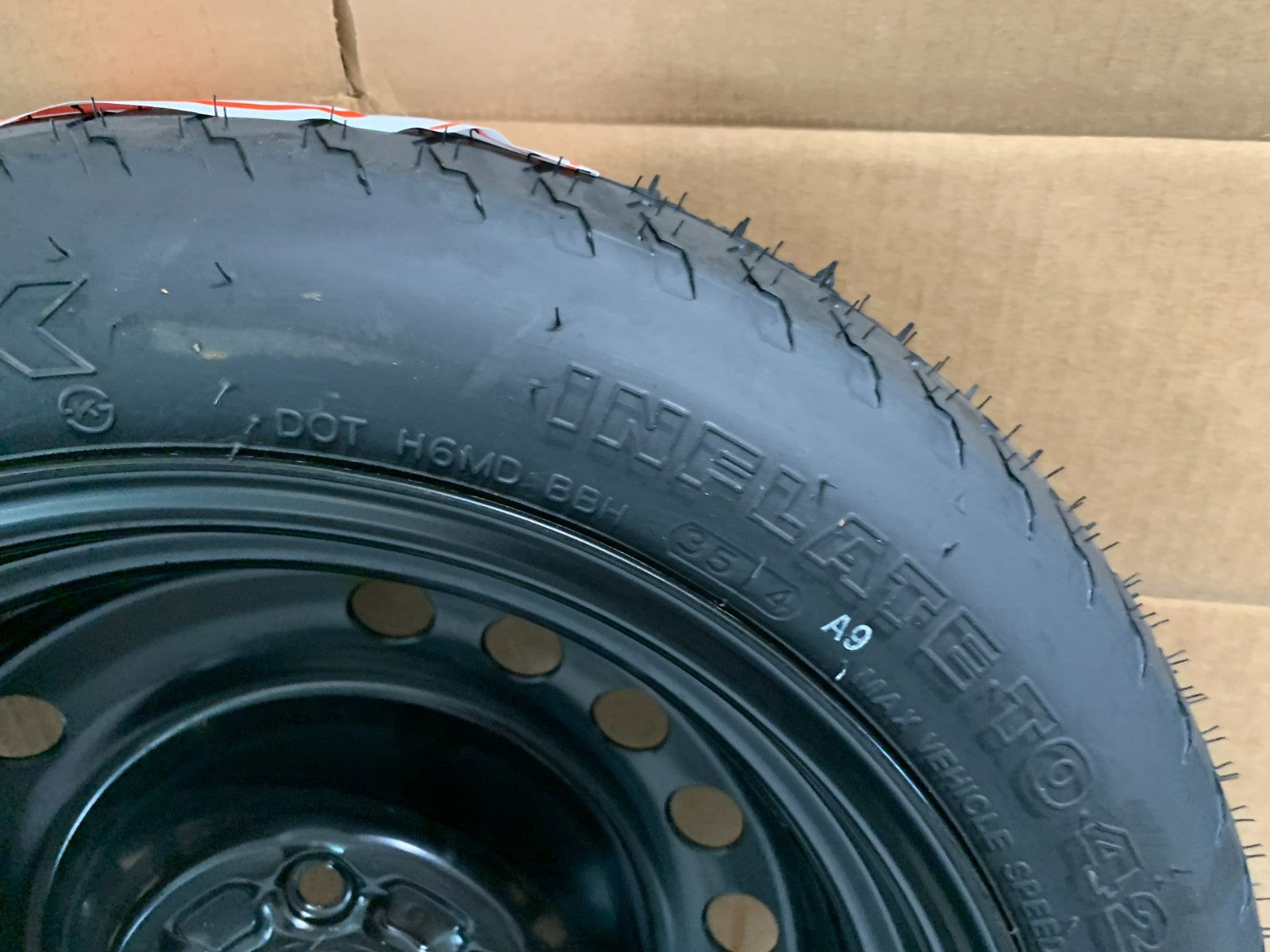 2015-2020 Hyundai Sonata 16" Spare Tire Wheel Compact Donut T125/80D16 Emergency