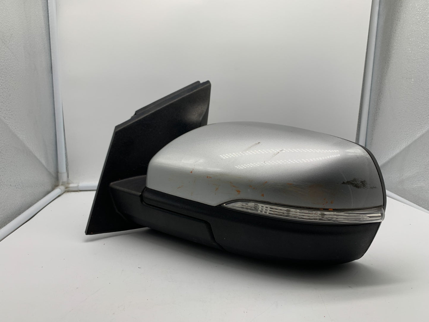 2015-2018 Ford Edge Driver Side View Power Door Mirror Silver OEM C02B31066