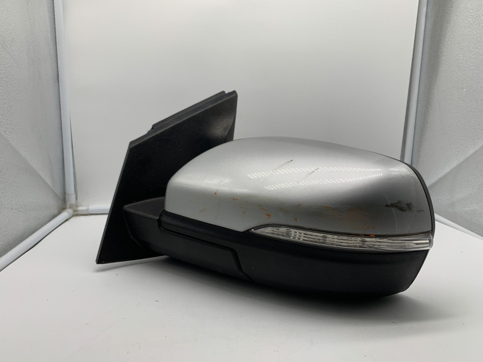 2015-2018 Ford Edge Driver Side View Power Door Mirror Silver OEM C02B31066