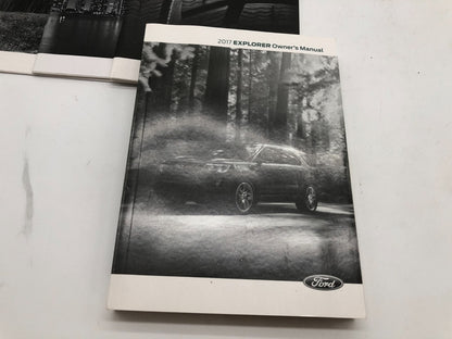 2017 Ford Explorer Owners Manual Set with Case OEM E01B17031