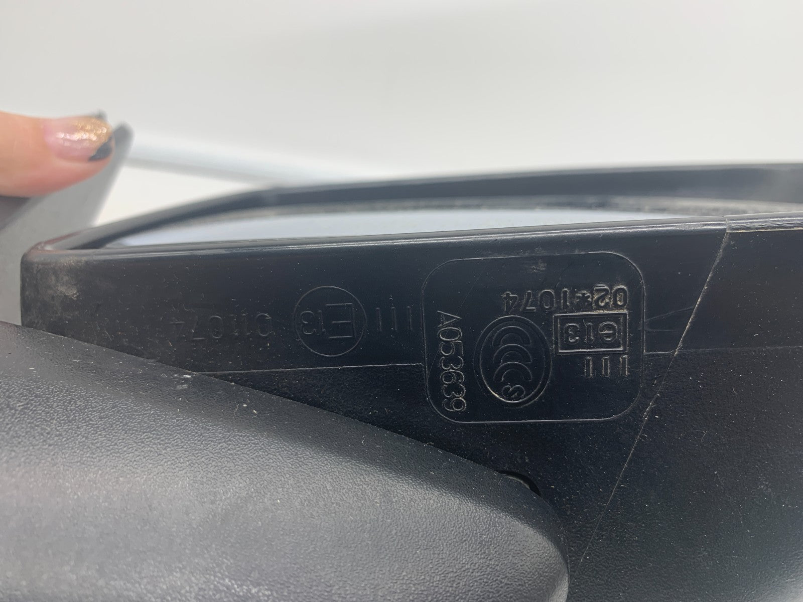 2007-2017 Jeep Compass Passenger Side View Power Door Mirror Black OEM A01B30098