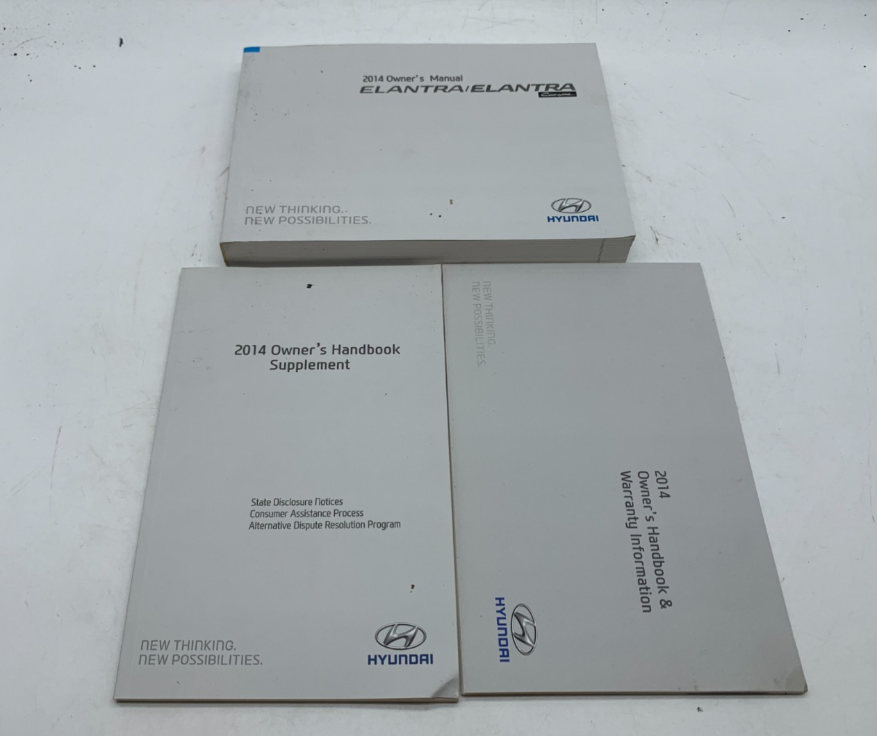 2014 Hyundai Elantra Elantra Coupe Owners Manual Set OEM A03B43005