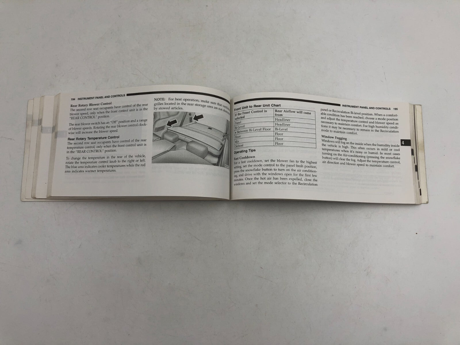 2005 Dodge Durango Owners Manual OEM A02B24024