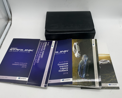 2018 Subaru Legacy Outback Owners Manual Set with Case OEM D03B67010