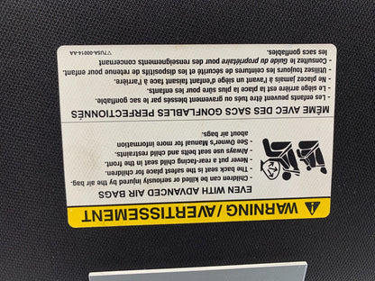 2009 Lincoln MKS Passenger Side Sun Visor Black Illuminated OEM B04B37004