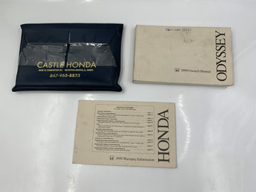 1999 Honda Odyssey Owners Manual Handbook Set with Case OEM G03B06057