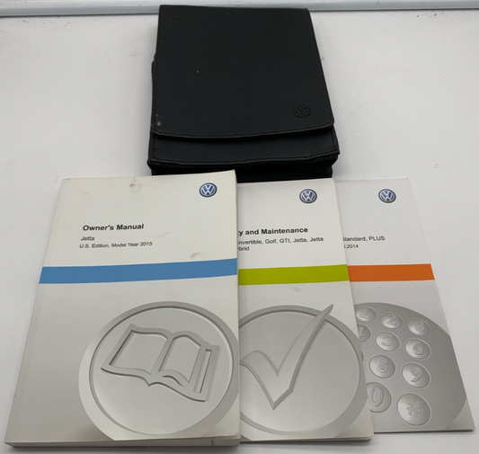 2015 Volkswagen Jetta Owners Manual Set with Case OEM C01B50015