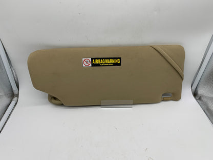 2006-2010 Honda Odyssey Driver Sun Visor Tan Illuminated OEM A04B42004