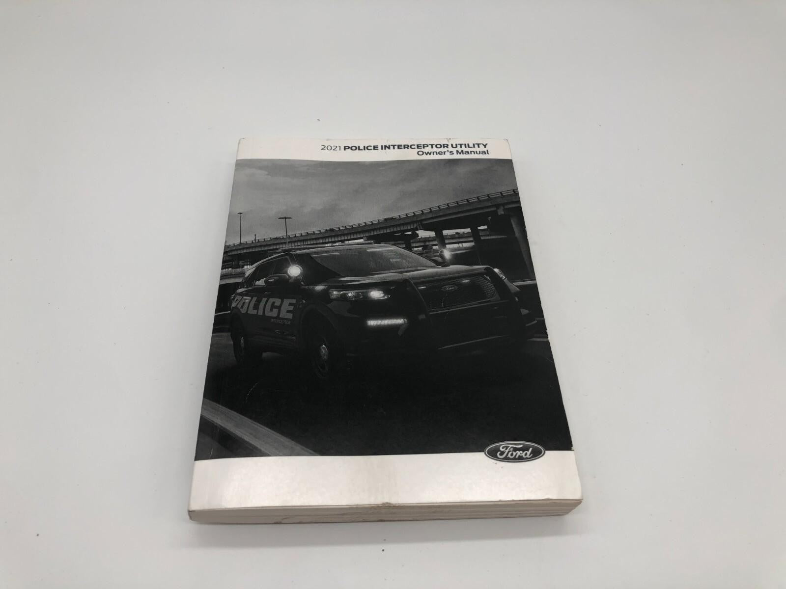 2021 Ford Police Interceptor Utility Owners Manual OEM D01B42006