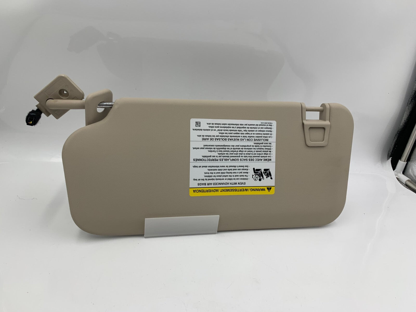 2020 Ford Escape Passenger Sun Visor Gray Illumination Beige D01B57002