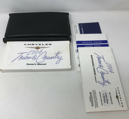 2004 Chrysler Town & Country Owners Manual with Case OEM B01B49036