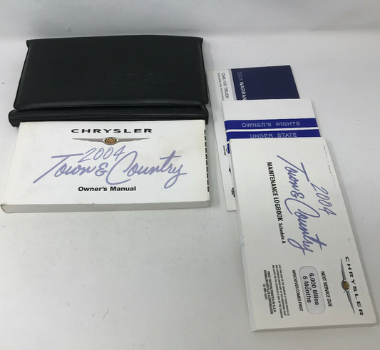 2004 Chrysler Town & Country Owners Manual with Case OEM B01B49036