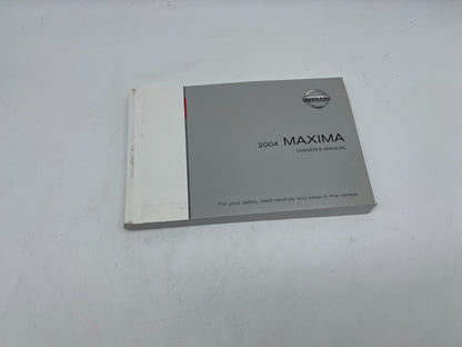 2004 Nissan Maxima Owners Manual OEM C03B56015
