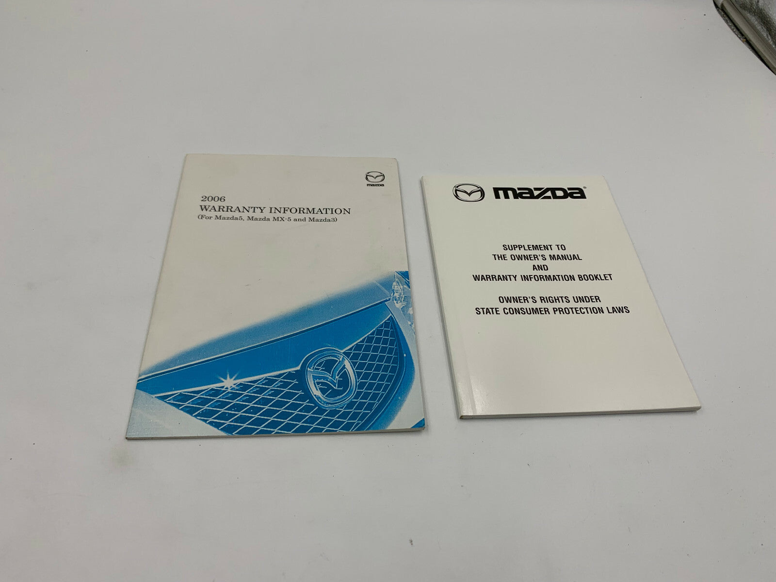 2006 Mazda 3 Owners Manual Set OEM E01B12003