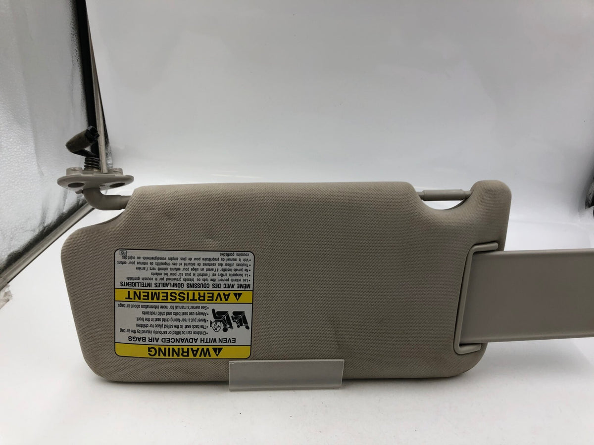 2010-2014 Subaru Legacy Passenger Sun Visor Gray Illuminated OEM B02B29005