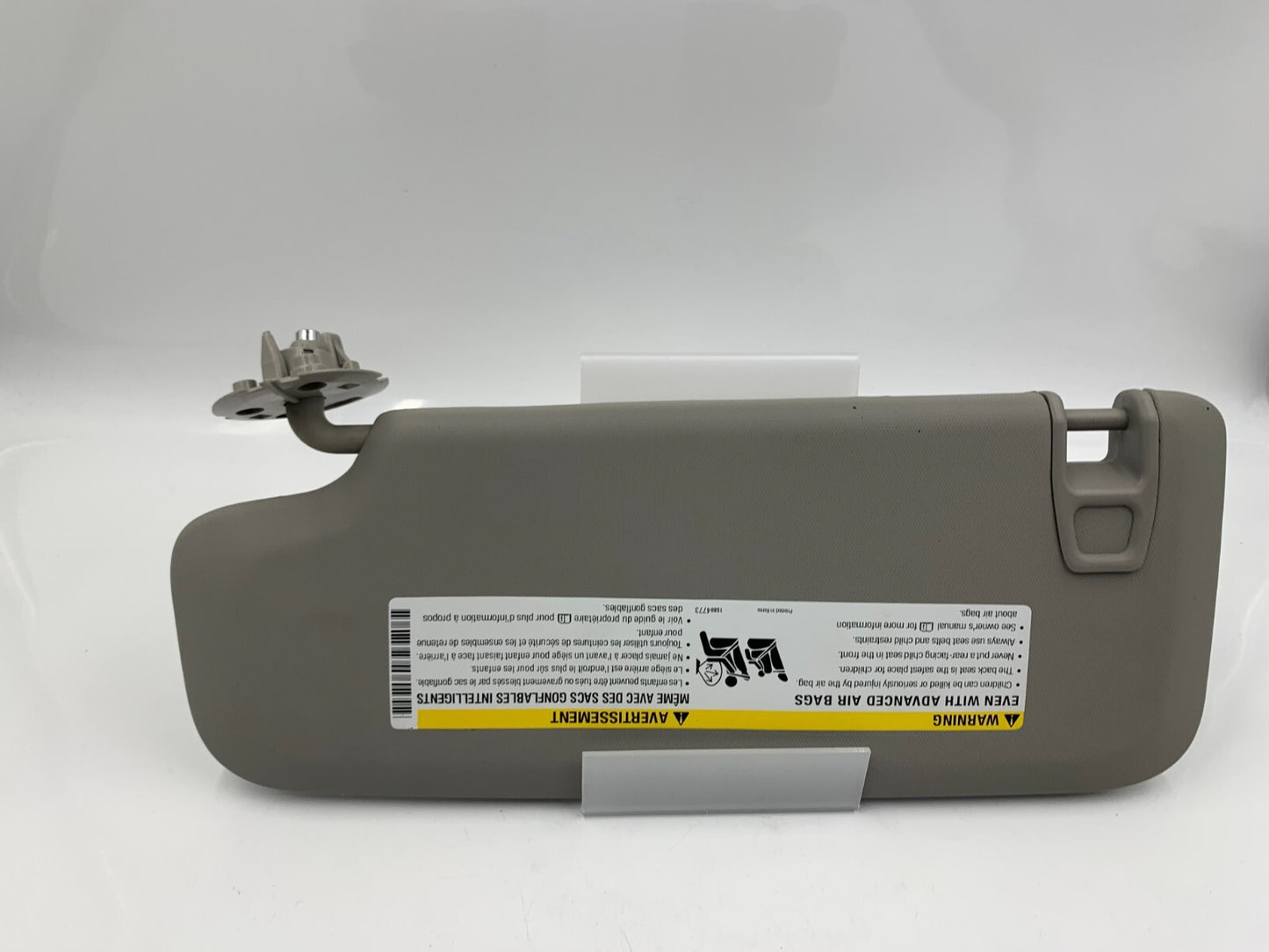 2011-2016 Chevrolet Cruze Passenger Sun Visor Gray OEM B02B55009