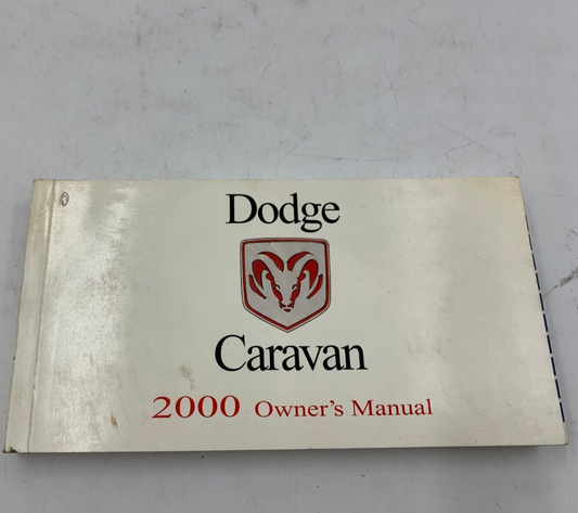 2000 Dodge Caravan Owners Manual OEM B02B49044