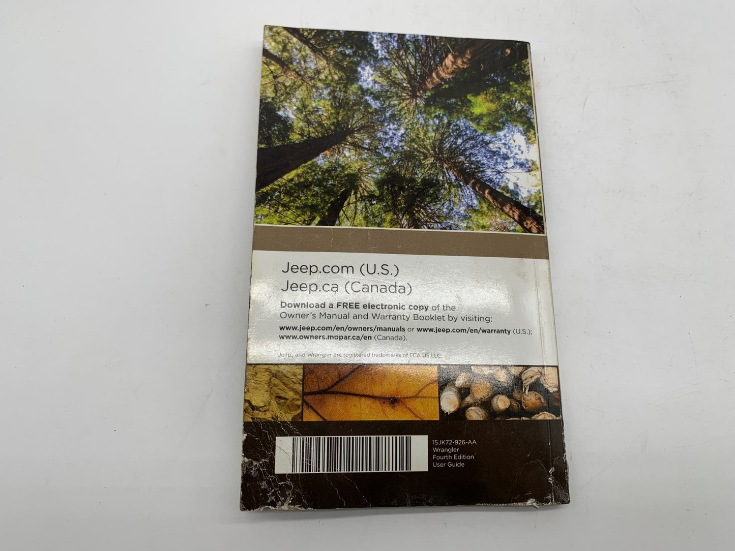 2015 Jeep Wrangler User Guide OEM B03B28031