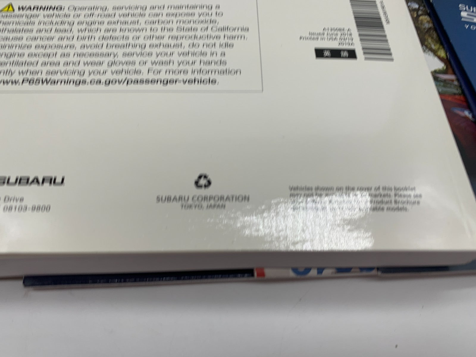 2019 Subaru Impreza Owners Manual Set with Case OEM D01B41075