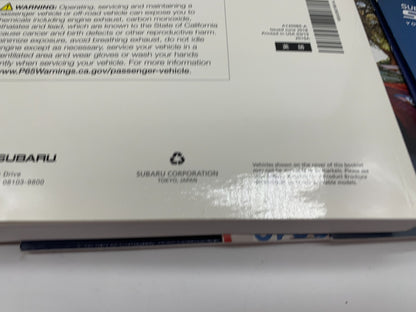 2019 Subaru Impreza Owners Manual Set with Case OEM D01B41075