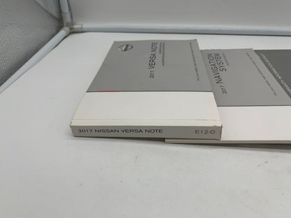 2017 Nissan Versa Note Owners Manual Set with Case OEM